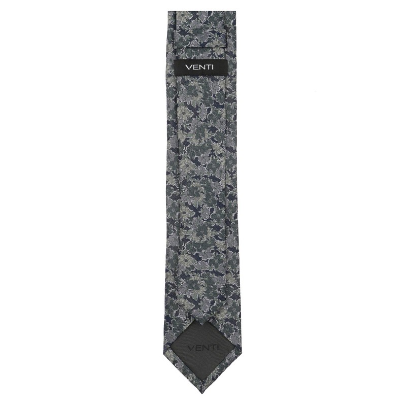 Venti Patterned Tie, darkred