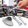12-Piece Chrome Vanadium Steel Combination Wrench Set – Rust-Resistant Hand