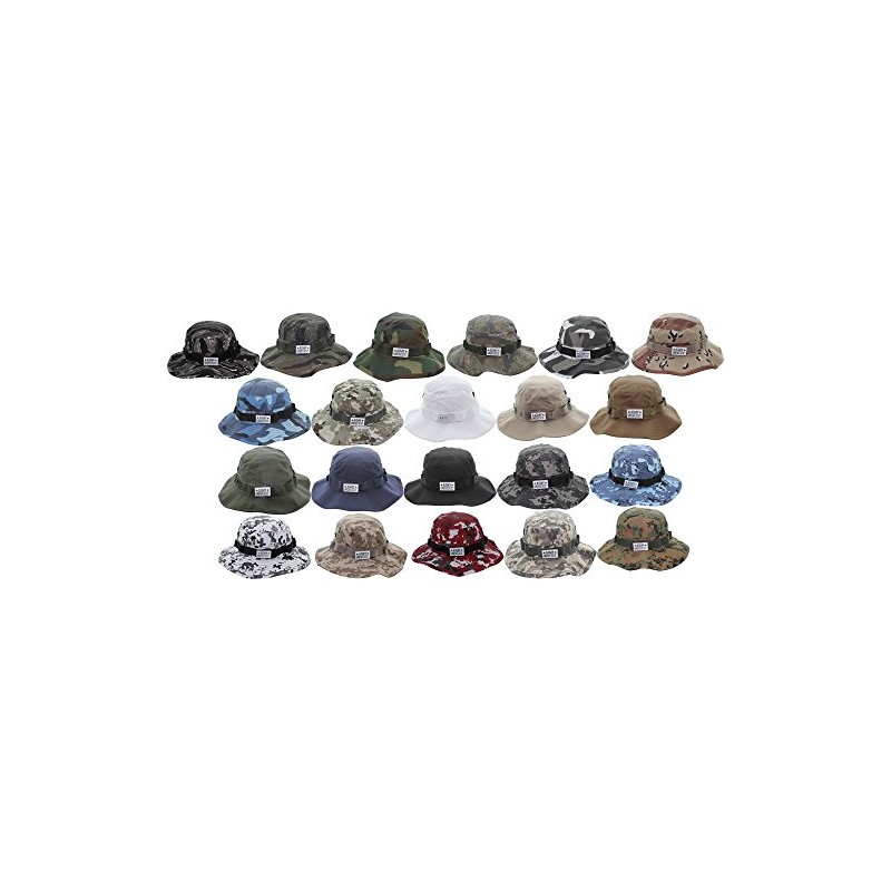 Army Universe White Tactical Boonie Hat Bucket Wide Brim Cap,