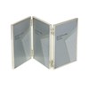 3.5 x 5-inch Silver Thin Edge TRIPLE PORTRAIT Photo Frames