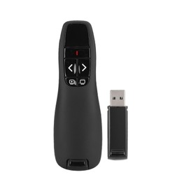 PPT Pen R400 Laser Presenter Wireless Electronic Pointer Remote Control Computer Accessory(3.6V-4.2V)Red Light
