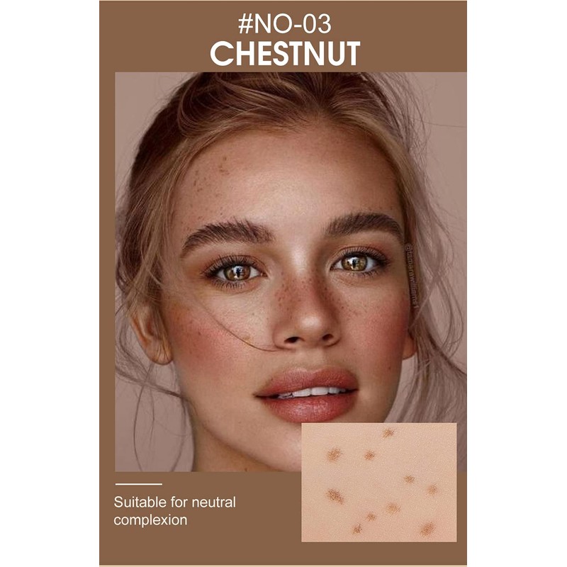 DekRion Freckle Pen, Long-Lasting Quick-Dry Pencil Natural Lifelike Water-proof Freckle