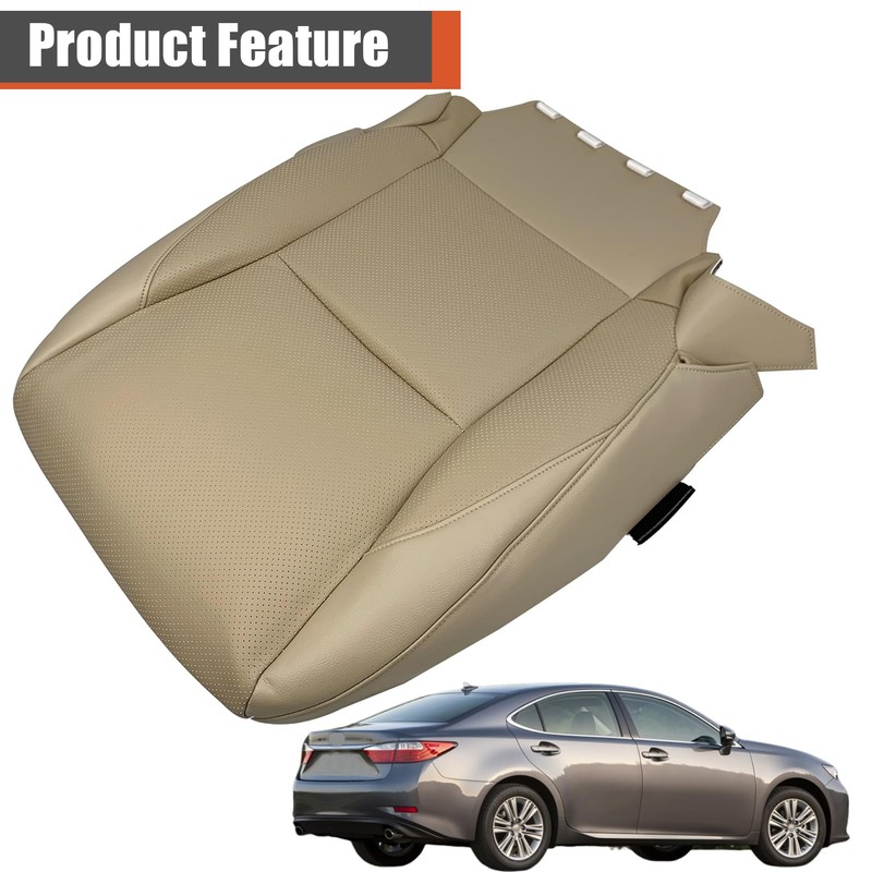 labwork Front Driver Side Bottom Tan Artificial Leather Perforated Seat