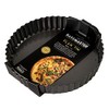 Bakemaster Non-Stick Loose Base Round Flan/Quiche Pan, Grey