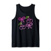 Coquette Bows Cute Pink Cherries Y2K Girly Summer Tank Top
