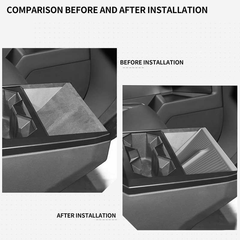 Center Console Wireless Charging Mat Anti-Slip Waterproof Silicone Mat Center