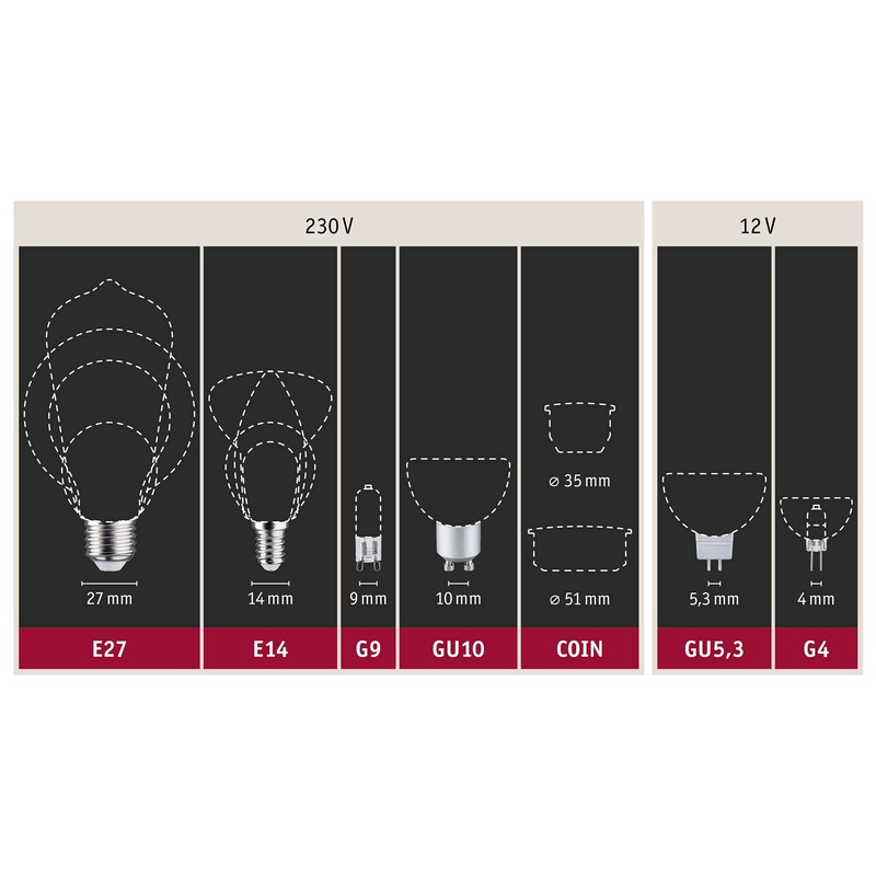 Paulmann LED ZB AGL 820lm 9W 2700K E27 Matt Dim23