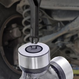 LEONTOOL Straight U-Joint Snap Ring Pliers Push Pin Removal Pliers for Automotive and Medium Duty Trucks, Cars, Equipment, and ATV/UTV, Push Pin Pliers for use with Class 1-5 Vehicles