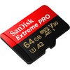 SanDisk 64GB Extreme PRO microSDXC Card + SD Adapter +