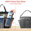 F-color Mesh Shower Caddy Portable, Upgrade Deeper 7 Pockets Basket
