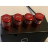 OEM 4x RED FORD Tire Valve Stem Caps For Car,