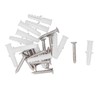 12Pcs Standoff Screws Stainless Steel Electroplated Brushed Gold Advertising Nails