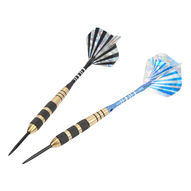6Pcs Darts Professional Exquisite Stainless Steel Tip Darts Set with