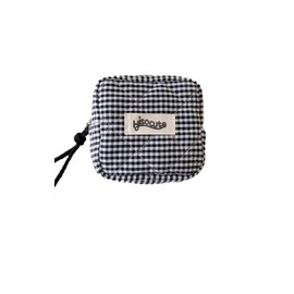 Compact Pouch, Small Size, Cute Design, Casual, Sanitary Pouch for Women, Cosmetic Pouch, Trinket Bag, Travel Pouch, Makeup Pouch, black