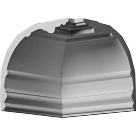 Ekena Millwork MIC07X06FO Inside Corner (Matches Moulding MLD06X07X09FO), 7"P x 6 3/4"H, White