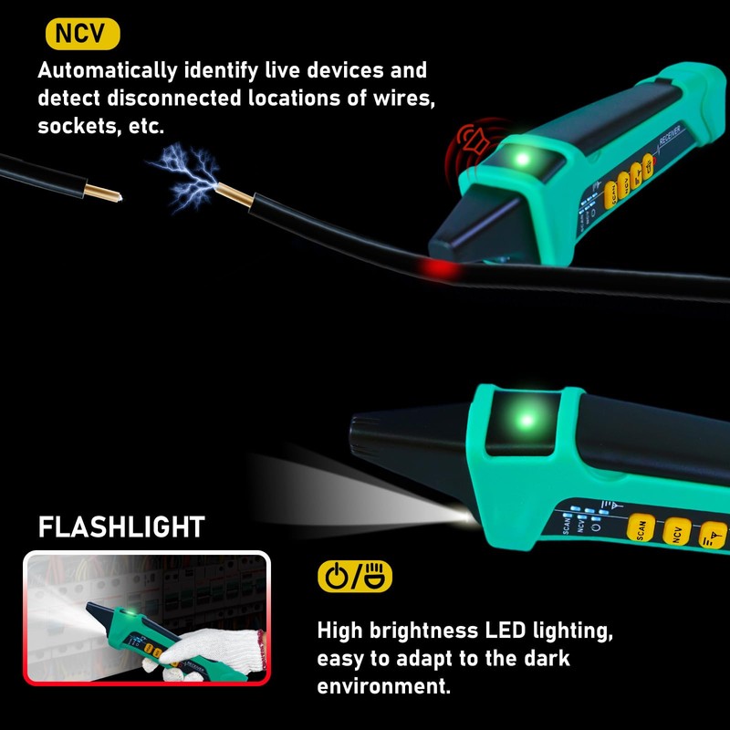 Xin Tester AC Digital Circuit Breaker Tracer with Adaptor Integrated
