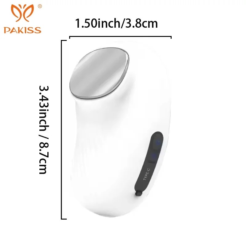 PAKISS Rechargeable Hot and Cold Face Massage Electric Skin Care