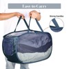 Durable Collapsible Laundry Baskets, Mesh Pop Up Laundry Hamper with