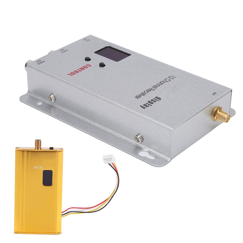 1.2G 1.5W Wireless Transmitter Receiver Video Audio Synchronous Transmission High