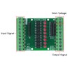 Optocoupler Isolation Module,DC 12V 24V 8-Channe Optocoupler Isolation Board PNP