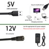 MDee】COB LED Strip Lights 6000K Cold White USB Powered 5V