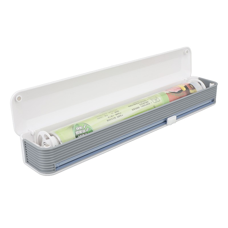 Plastic Wrap Dispenser Adjustable Refillable Wall Mounted Suction Cup Food