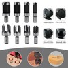 Wjelet 8-Piece Tenon Drill Set, 6 mm/10 mm/13 mm/16 mm