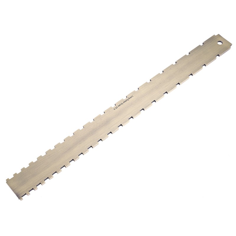 Practical 24.75 Notched Fret Board Straight Edge Luthiers Tool for