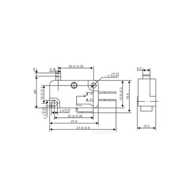 Fits Kobalt SWITCH ON/OFF FITS Sliding 12" Bevel Sliding Compound