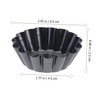 iplusmile 12pcs Non Stick Carbon Steel Mini Tart Molds for
