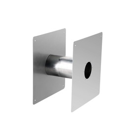CAMPLUX 2.36'' Stainless Steel Vent Wall Thimble for Indoor Gas Water Heater