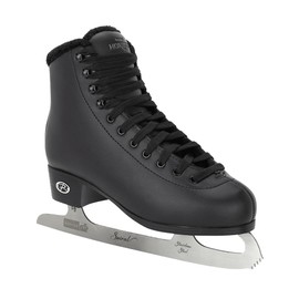 Riedell Horizon Adult Ice Skates - Recreational Figure Ice Skates with Stainless Steel Blade | Black | Size 13