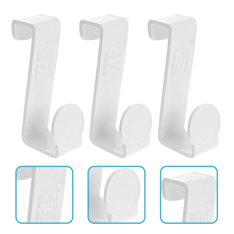 3pcs Potty Hook Toilet Tank Hooks Potty Ring Hook Bathroom