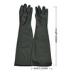 2X Blast Rubber Gloves for Sandblasting Sandblaster Sand Blast Cabinet