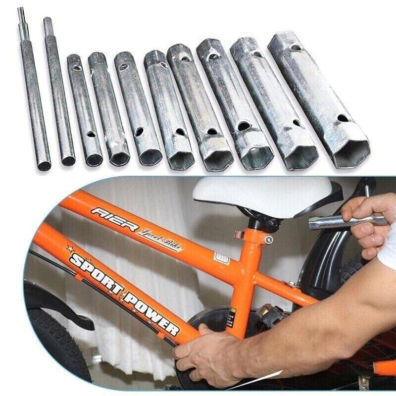 10PCS Spark Plug Plumber Sink Tap Wrench Set Tap Spanner