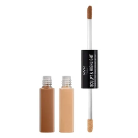 NYX Professional Makeup Sculpt & Highlight Face Duo Cream Contour -Almond/Light, 0.021 kg