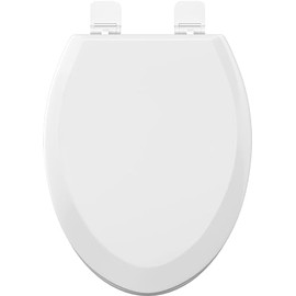PROFLO PFTSWEC2000 Elongated Closed-Front Toilet Seat with Quick Release and Lid - White