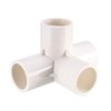 sourcing map 4 Way Elbow PVC Pipe Fitting Furniture Grade