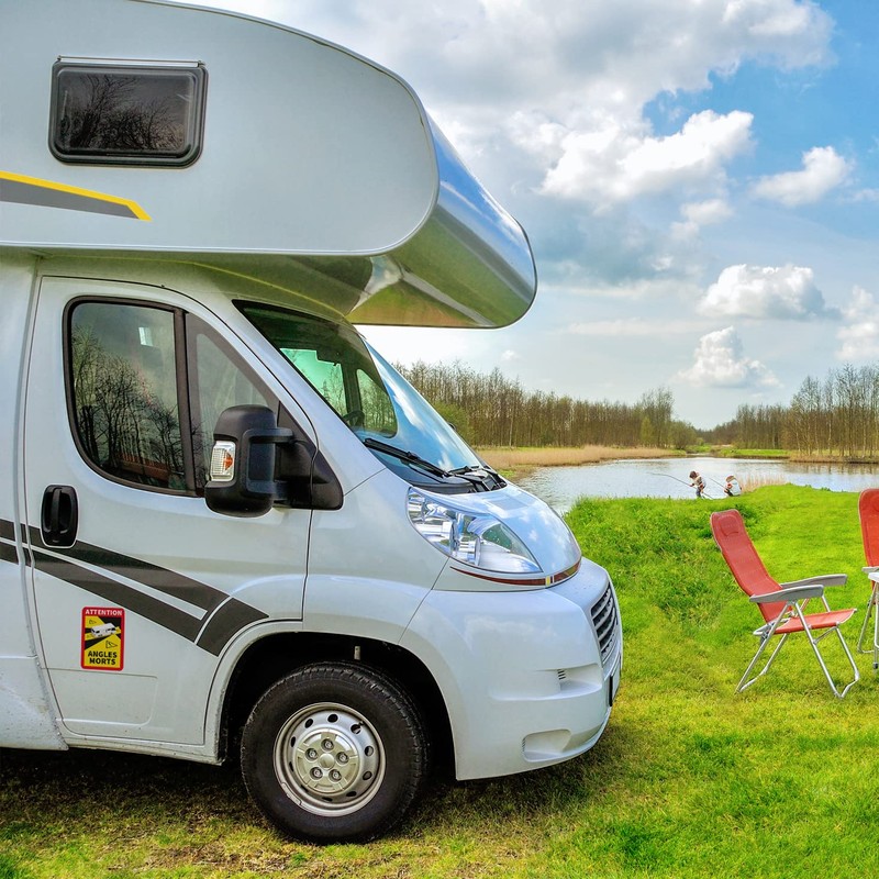 lepni.me 3 Pieces Motorhome Angles Morts Stickers for France |