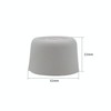 Rubber Door Stop White Pack of 2