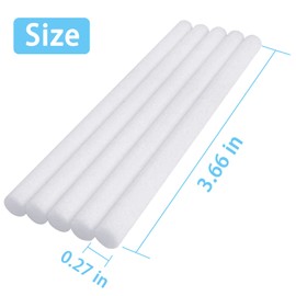 Humidifier Filters Sticks 3.66'' Replacements Cotton Stick Small Humidifier Filter Stick for INVODA Mini Cool Mist Humidifiers (12PCS)