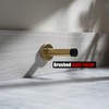 2 Pack Brushed Gold Wall Mounted Door Stopper, 304 Stainless