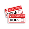 1st Responder Emergency Dog Dogs Puppy Rescue Decal Sticker Fireman