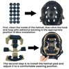 ATAIRSOFT Tactical Helmet Protective Pads Universal Replacement Internal Memory Foam