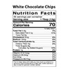 Vermont Nut Free Chocolates Baking Chips (White Chocolate) 16 Ounces,