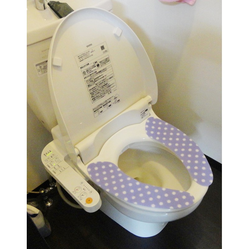 Kokubo 3506 Petapon Toilet Seat Sheet, Can Be Used Repeatedly,