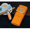 BRIZARD & CO NANO CIGAR LIGHTER INDIAN ROSEWOOD WOOD BROWN