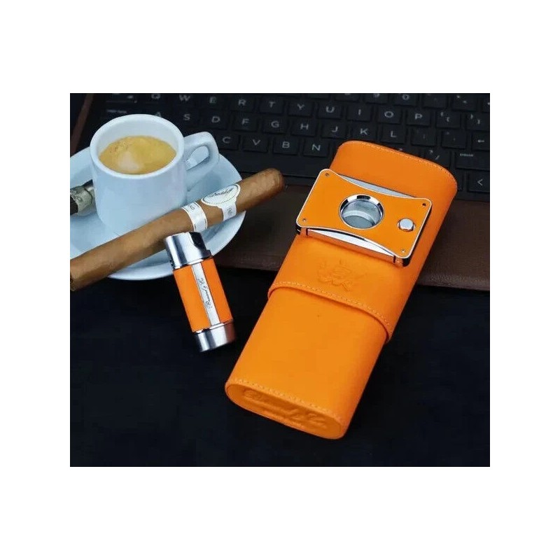 BRIZARD & CO NANO CIGAR LIGHTER INDIAN ROSEWOOD WOOD BROWN