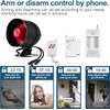 WiFi Alarm Home Security System, 120dB Alarm System with Motion