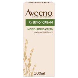 Aveeno Aveeno Moisturising Cream (1x 300ml), Nourishing Body Lotion with Hydrating Colloidal Oatmeal, Full Body Moisturiser for Dry and Sensitive Skin, Suitable For Adults & Babies From 3 Months